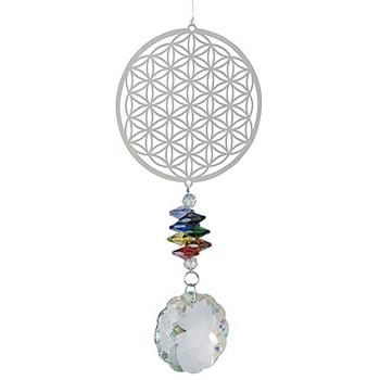 Crystal Sundrop „Blume des Lebens“ – (20 cm)